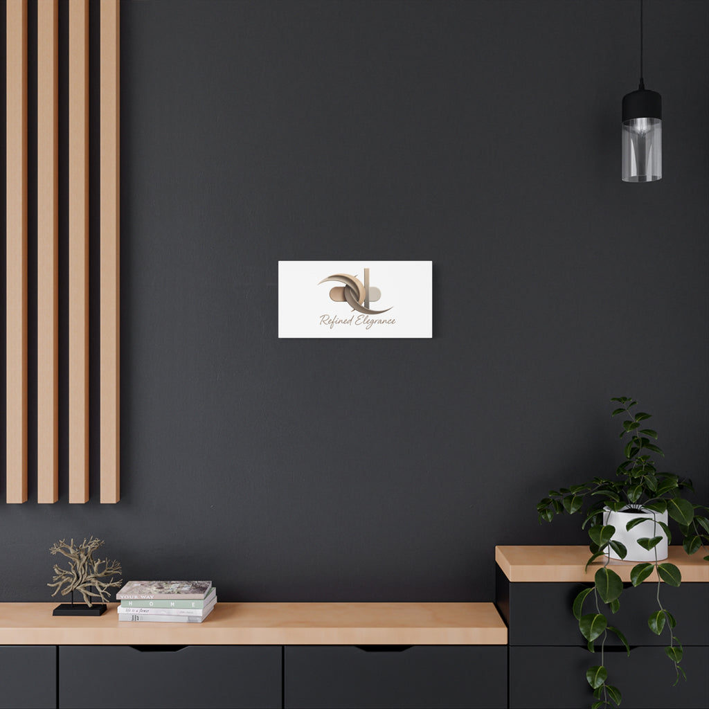 Refined Elegance Matte Canvas, Stretched | Quiet Luxury, Neutral Minimalist