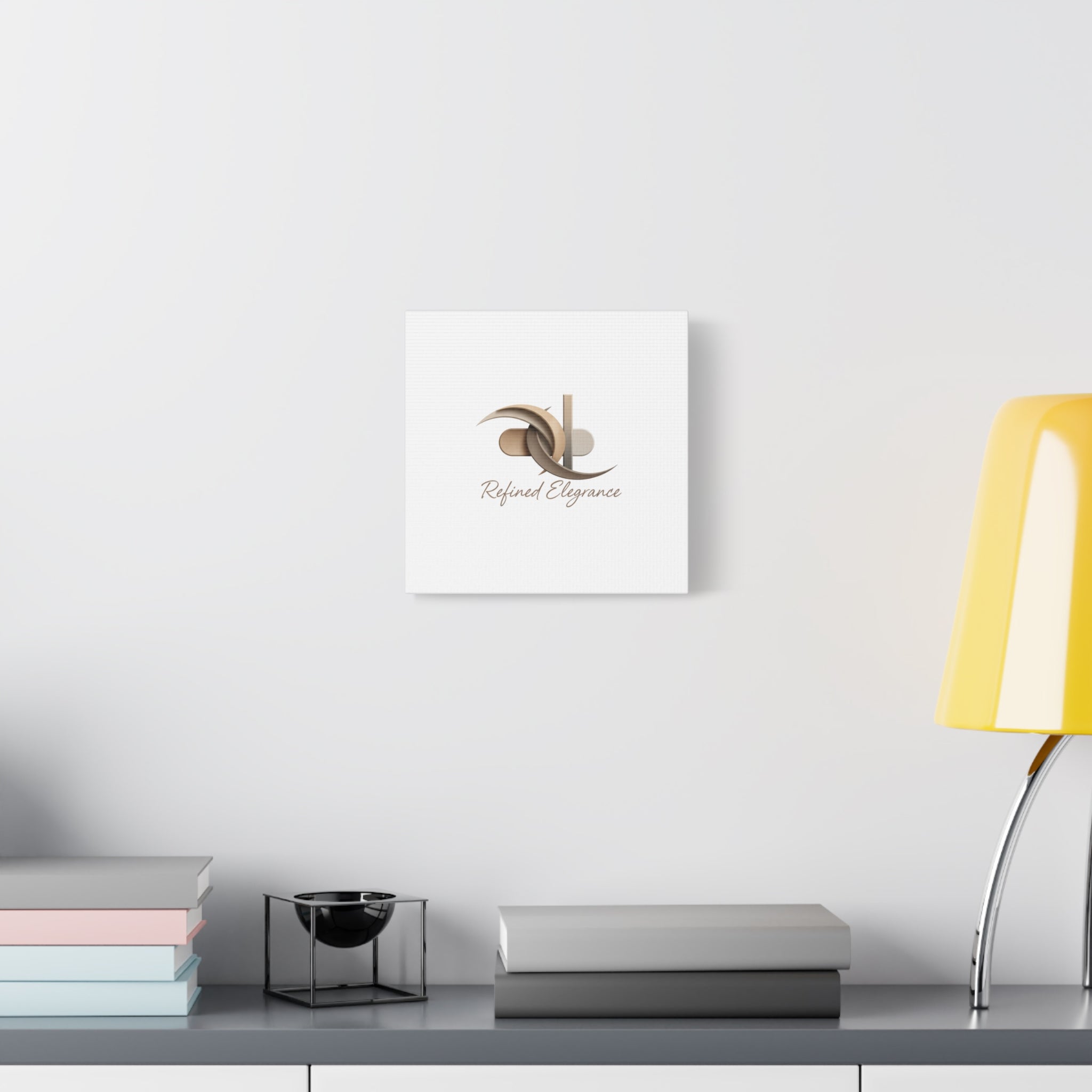Refined Elegance Matte Canvas, Stretched | Quiet Luxury, Neutral Minimalist