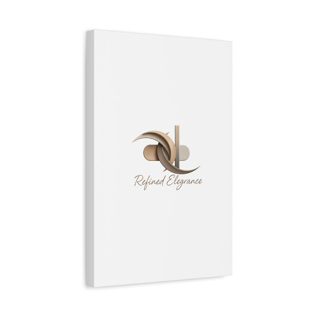 Refined Elegance Matte Canvas, Stretched | Quiet Luxury, Neutral Minimalist