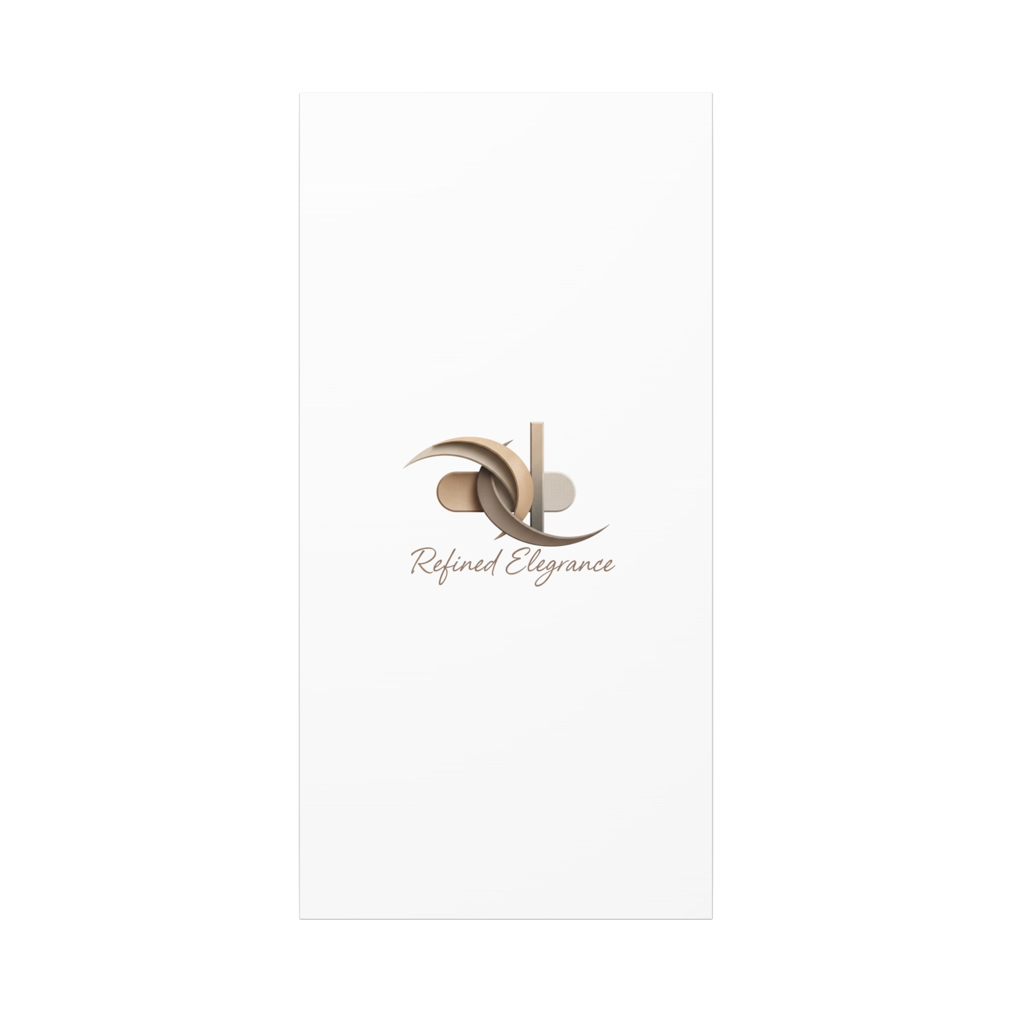 Refined Elegance Matte Canvas, Stretched | Quiet Luxury, Neutral Minimalist