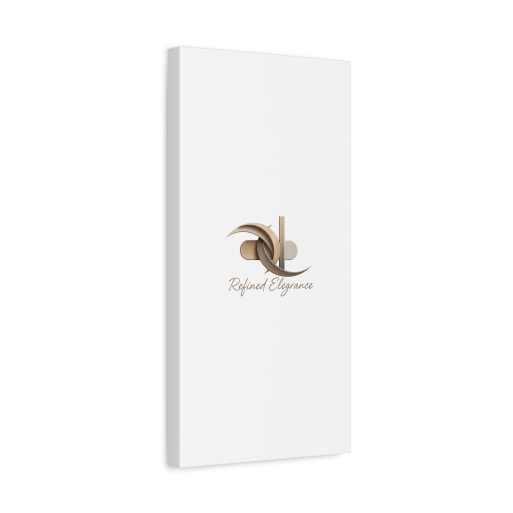 Refined Elegance Matte Canvas, Stretched | Quiet Luxury, Neutral Minimalist