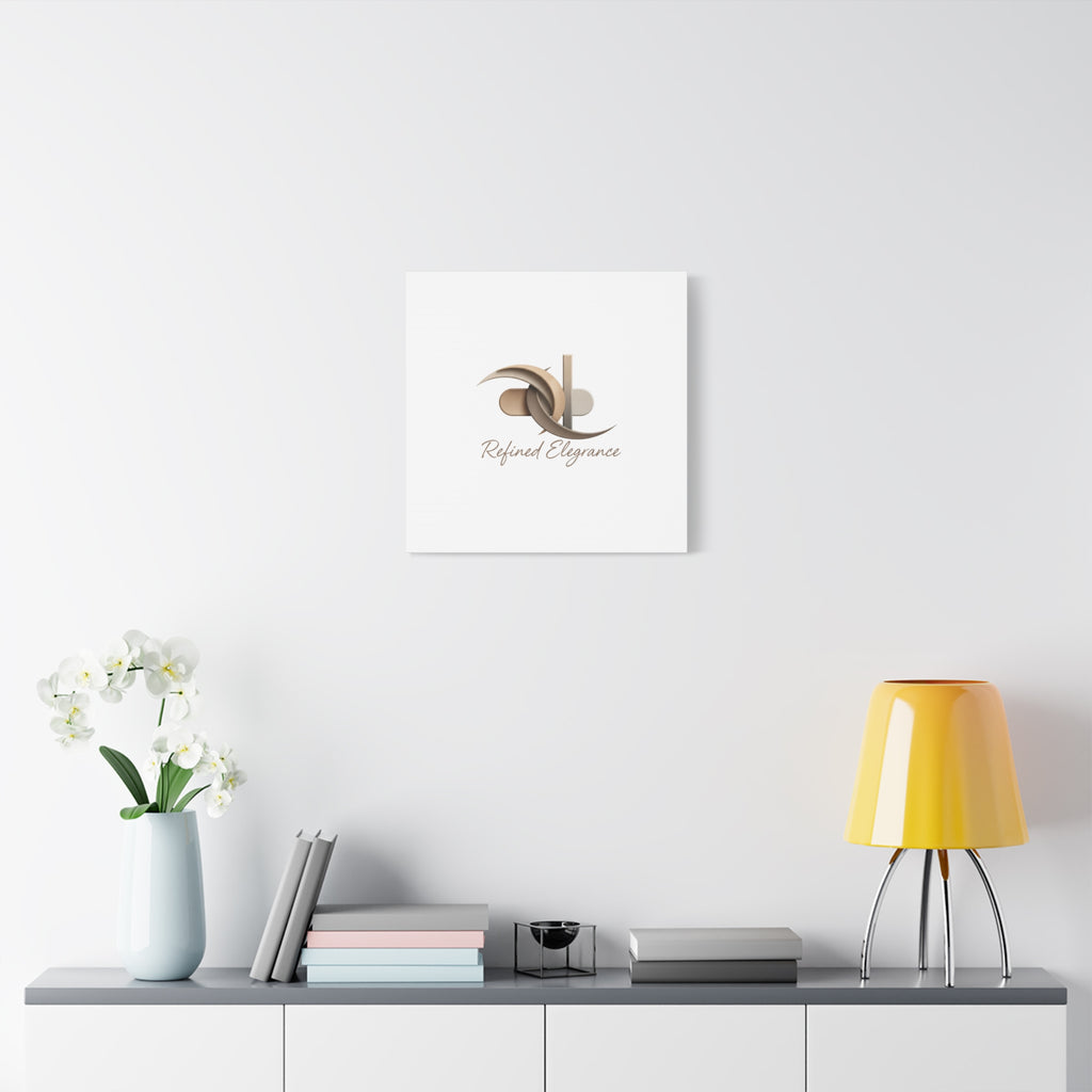 Refined Elegance Matte Canvas, Stretched | Quiet Luxury, Neutral Minimalist
