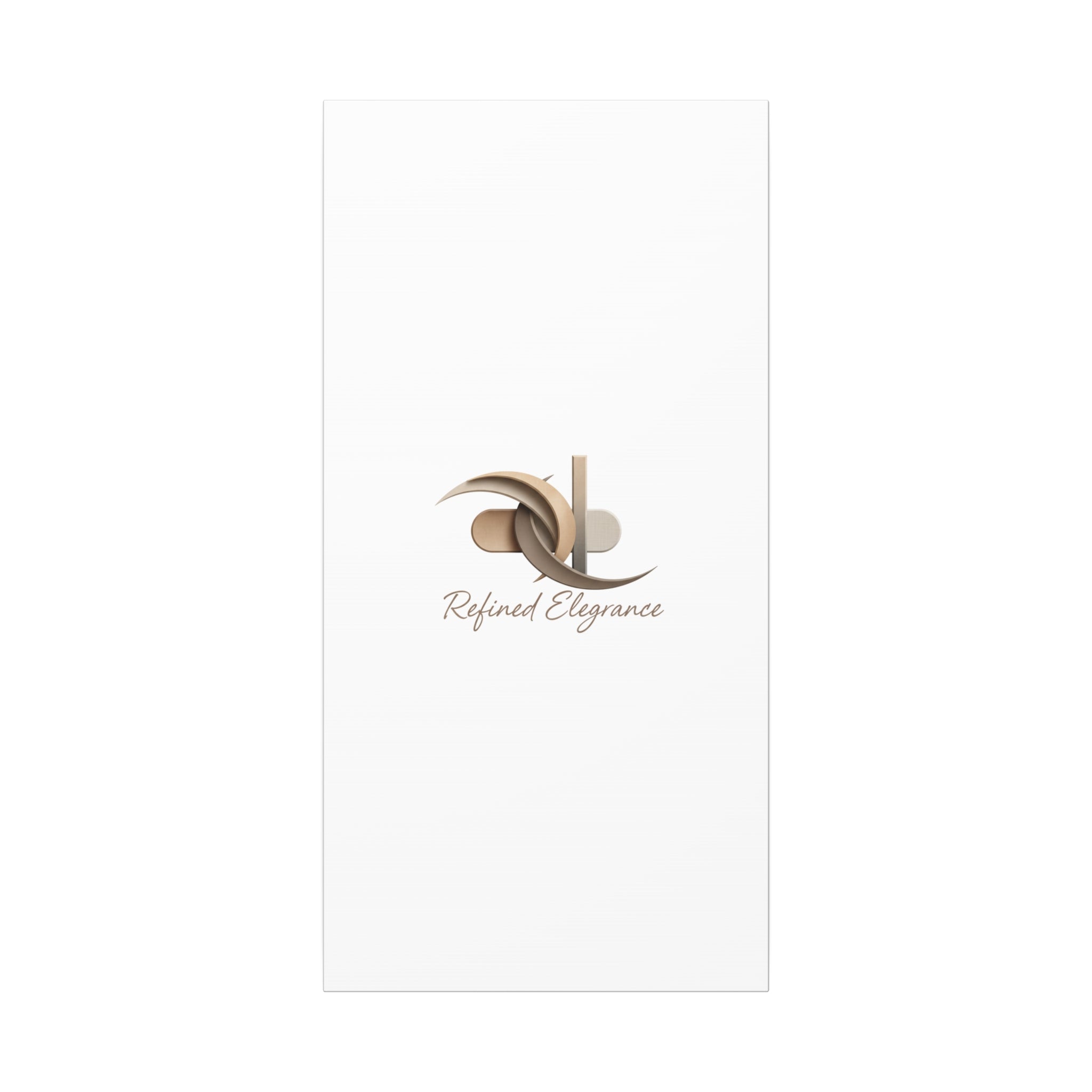 Refined Elegance Matte Canvas, Stretched | Quiet Luxury, Neutral Minimalist