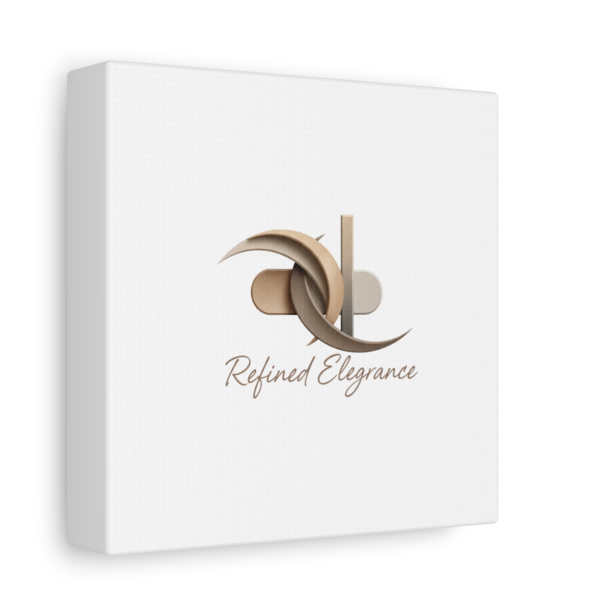Refined Elegance Matte Canvas, Stretched | Quiet Luxury, Neutral Minimalist