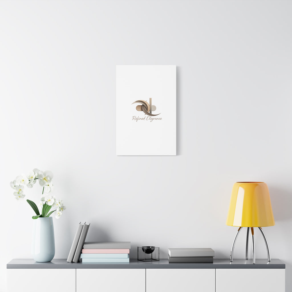 Refined Elegance Matte Canvas, Stretched | Quiet Luxury, Neutral Minimalist