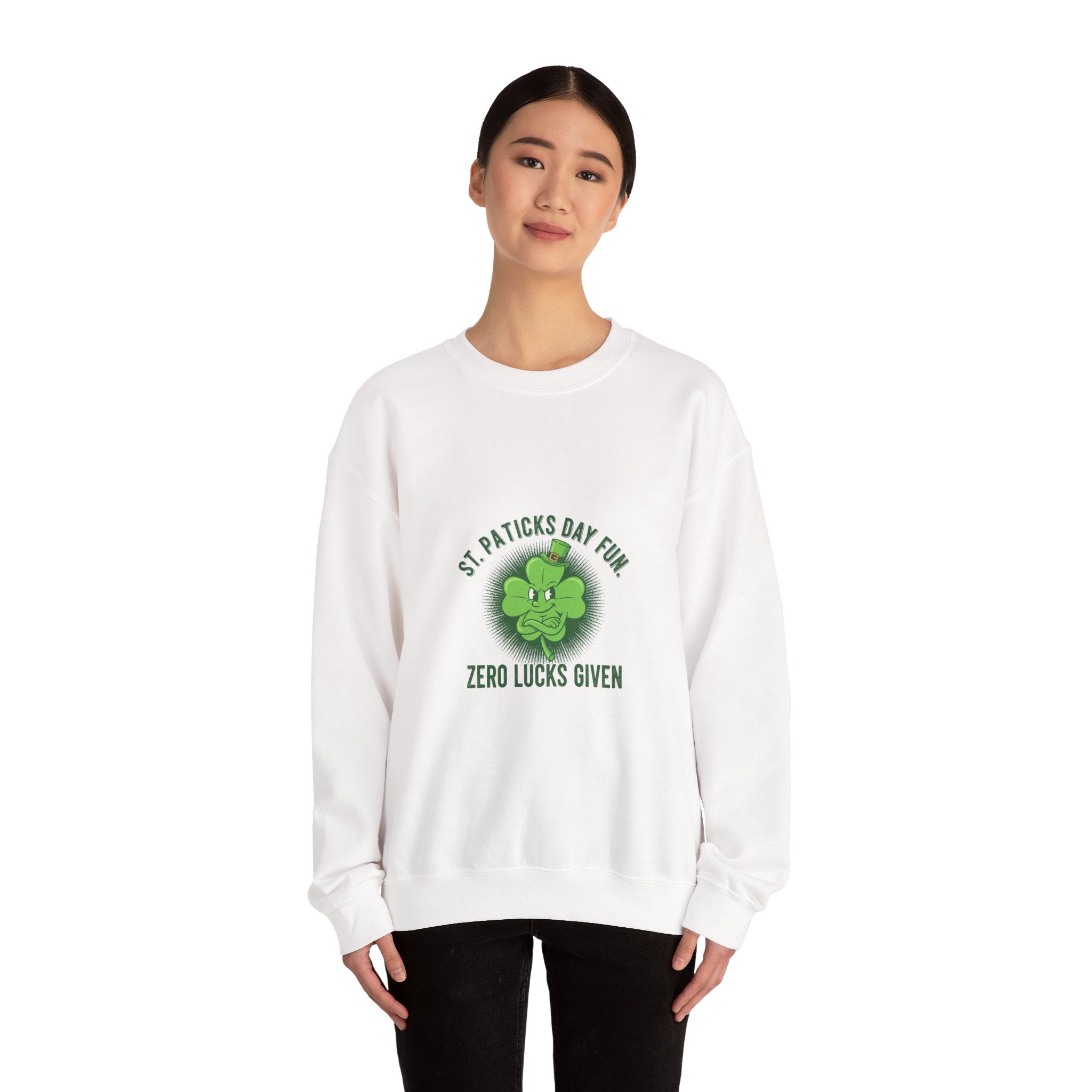 Zero Lucks Given Sweatshirt | sleepy humor, nap club