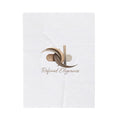 Refined Elegance Velveteen Plush Blanket | Quiet Luxury, Neutral Minimalist