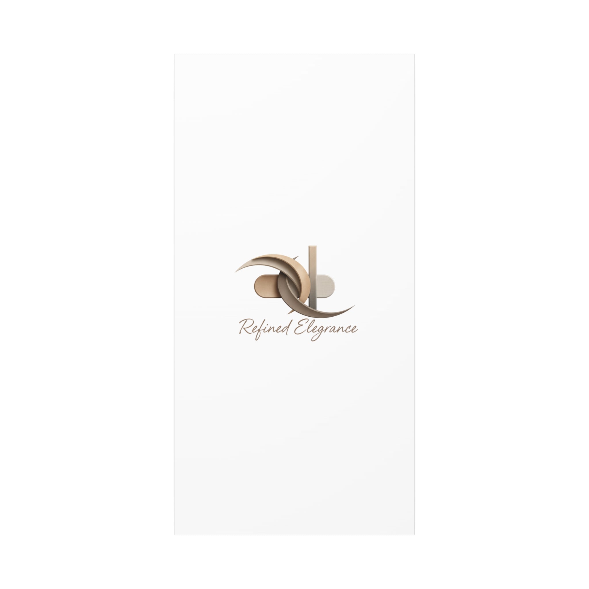 Refined Elegance Matte Canvas, Stretched | Quiet Luxury, Neutral Minimalist