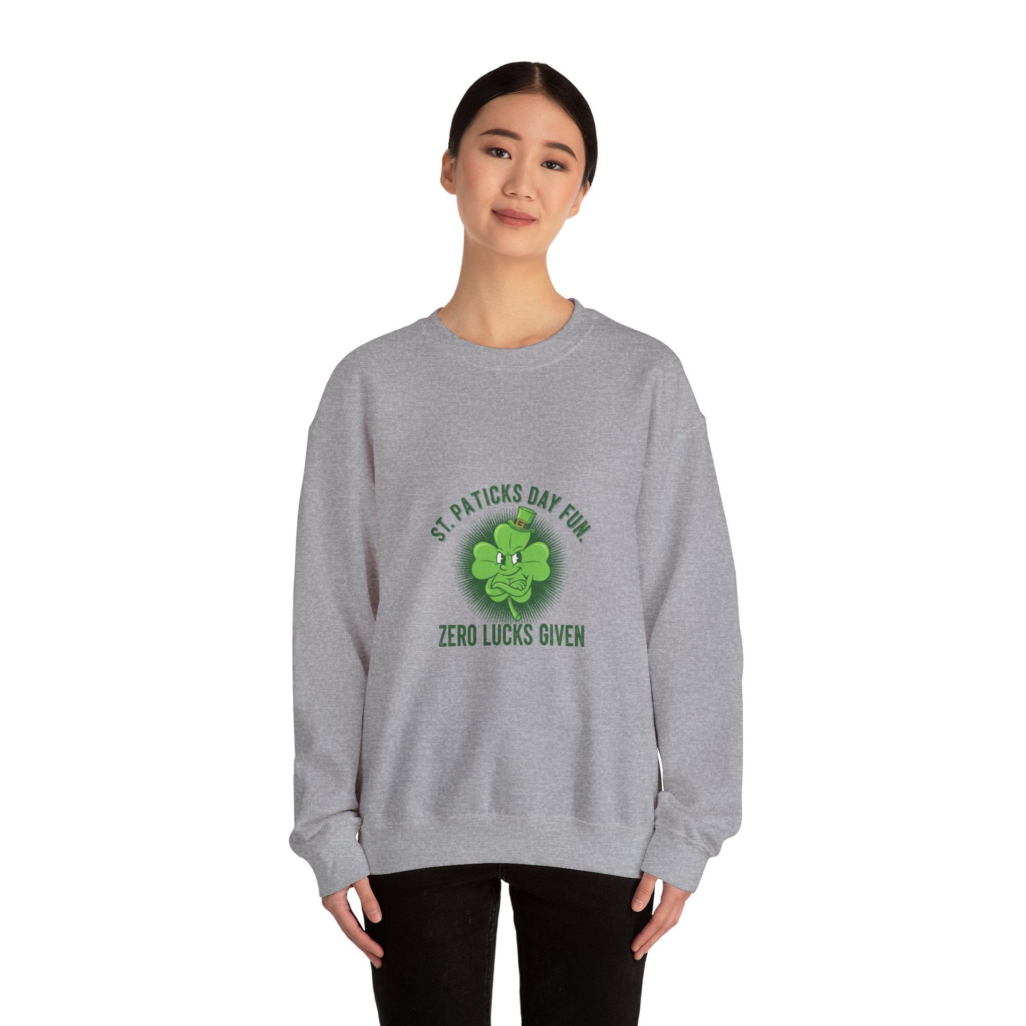 Zero Lucks Given Sweatshirt | sleepy humor, nap club