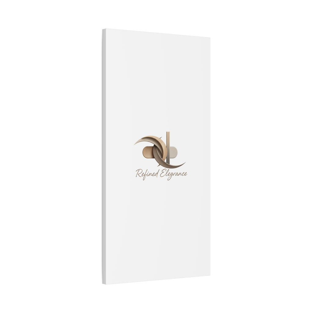 Refined Elegance Matte Canvas, Stretched | Quiet Luxury, Neutral Minimalist