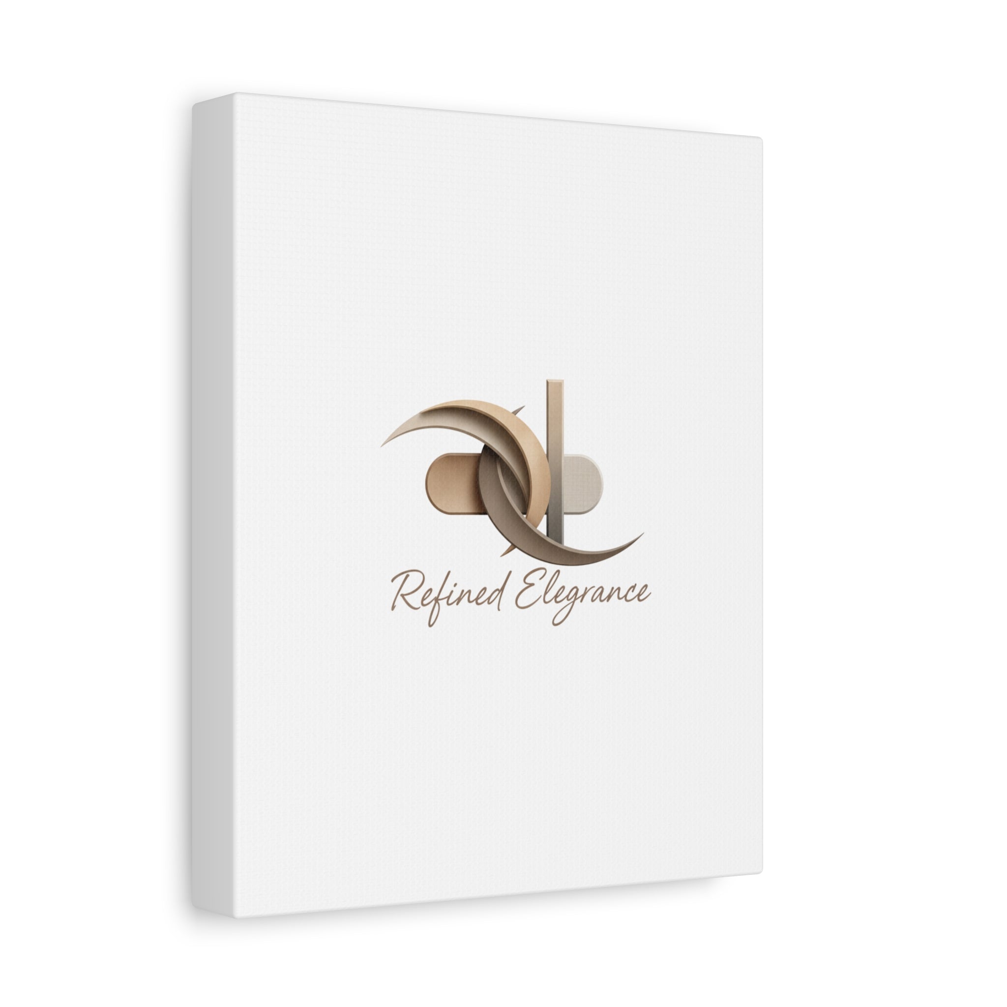 Refined Elegance Matte Canvas, Stretched | Quiet Luxury, Neutral Minimalist
