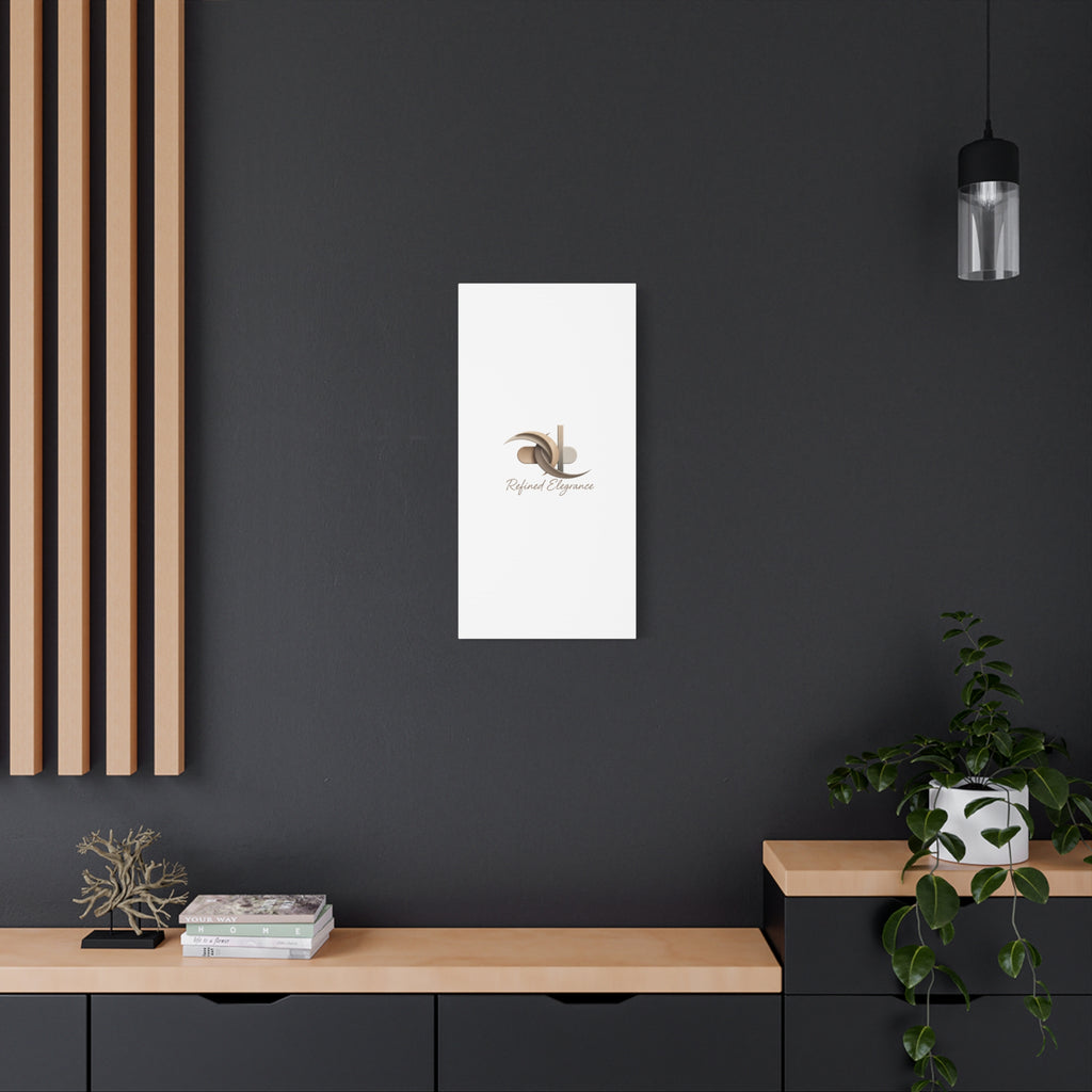 Refined Elegance Matte Canvas, Stretched | Quiet Luxury, Neutral Minimalist