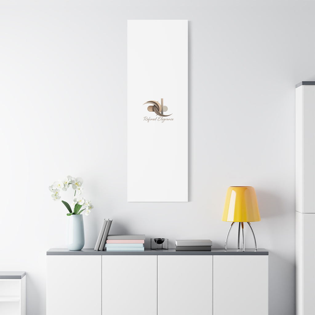 Refined Elegance Matte Canvas, Stretched | Quiet Luxury, Neutral Minimalist