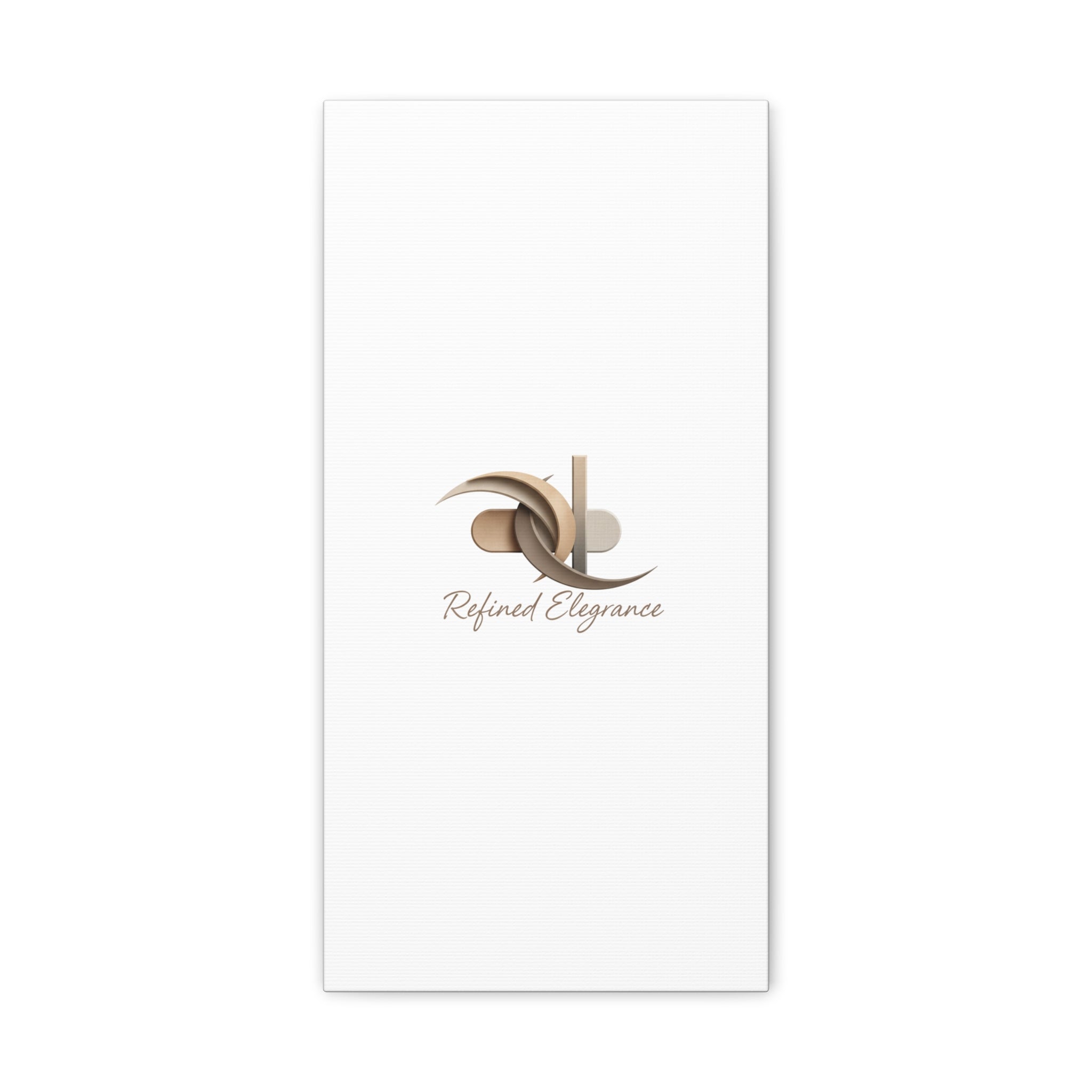 Refined Elegance Matte Canvas, Stretched | Quiet Luxury, Neutral Minimalist