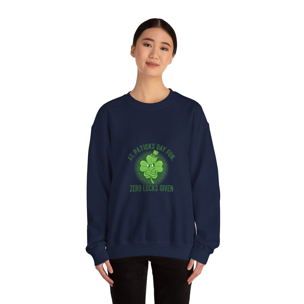 Zero Lucks Given Sweatshirt | sleepy humor, nap club