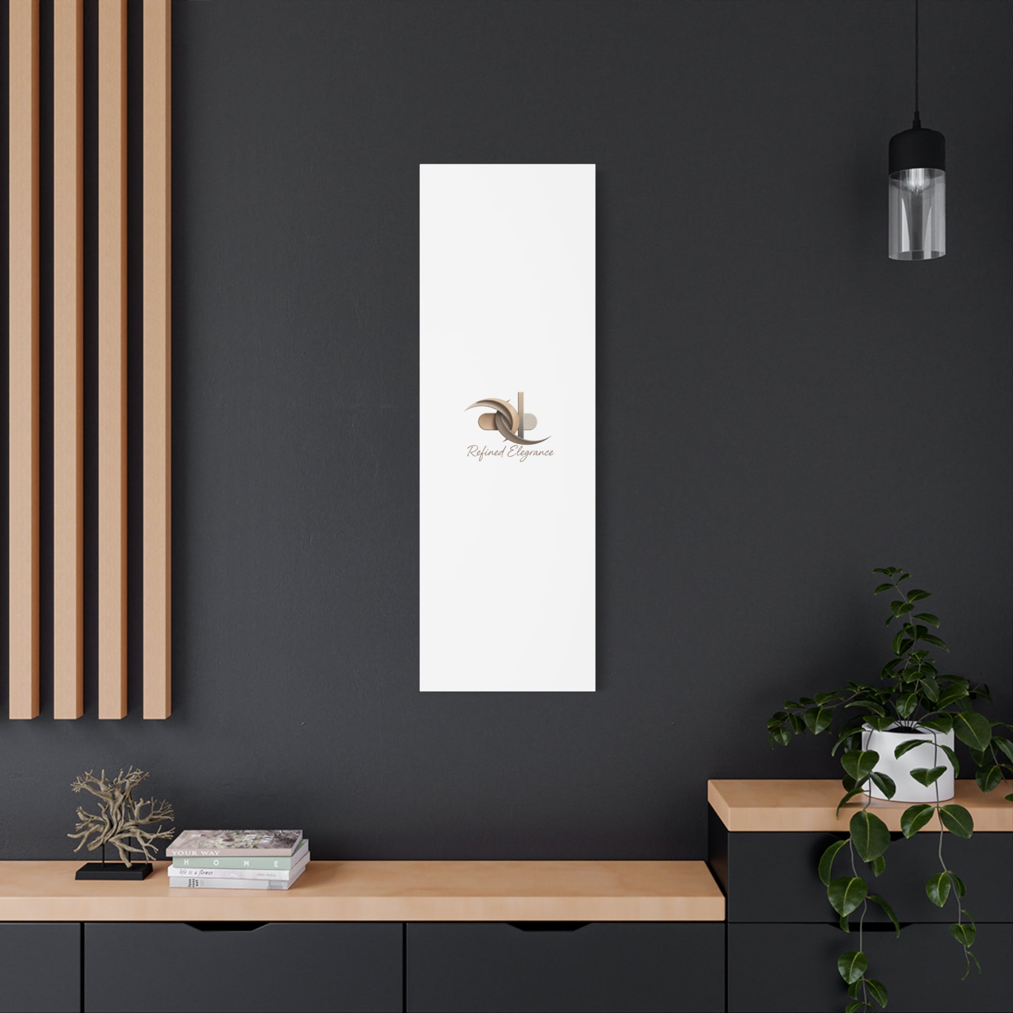 Refined Elegance Matte Canvas, Stretched | Quiet Luxury, Neutral Minimalist