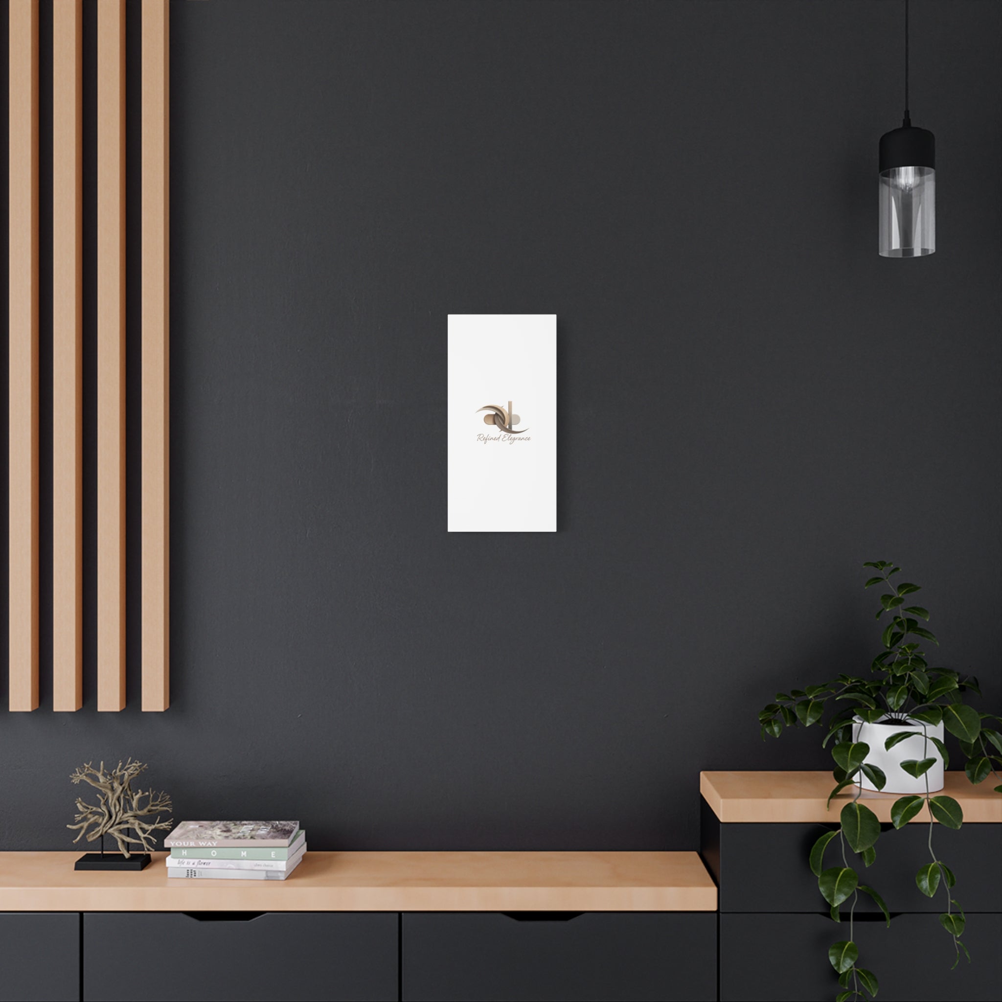 Refined Elegance Matte Canvas, Stretched | Quiet Luxury, Neutral Minimalist