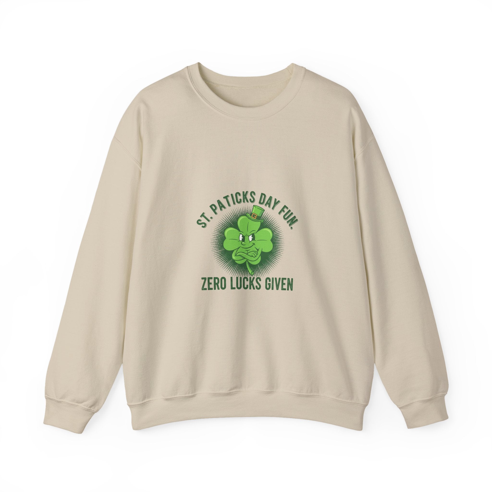 Zero Lucks Given Sweatshirt | sleepy humor, nap club