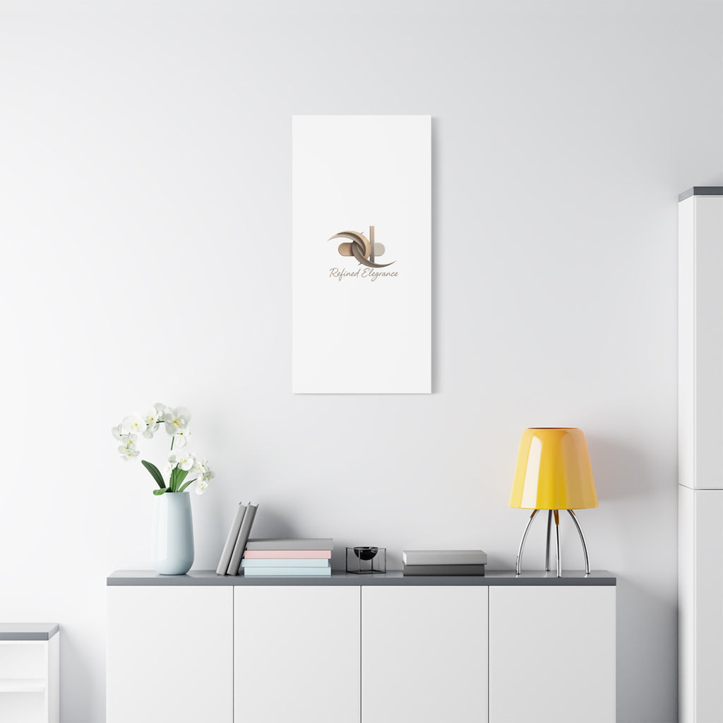 Refined Elegance Matte Canvas, Stretched | Quiet Luxury, Neutral Minimalist
