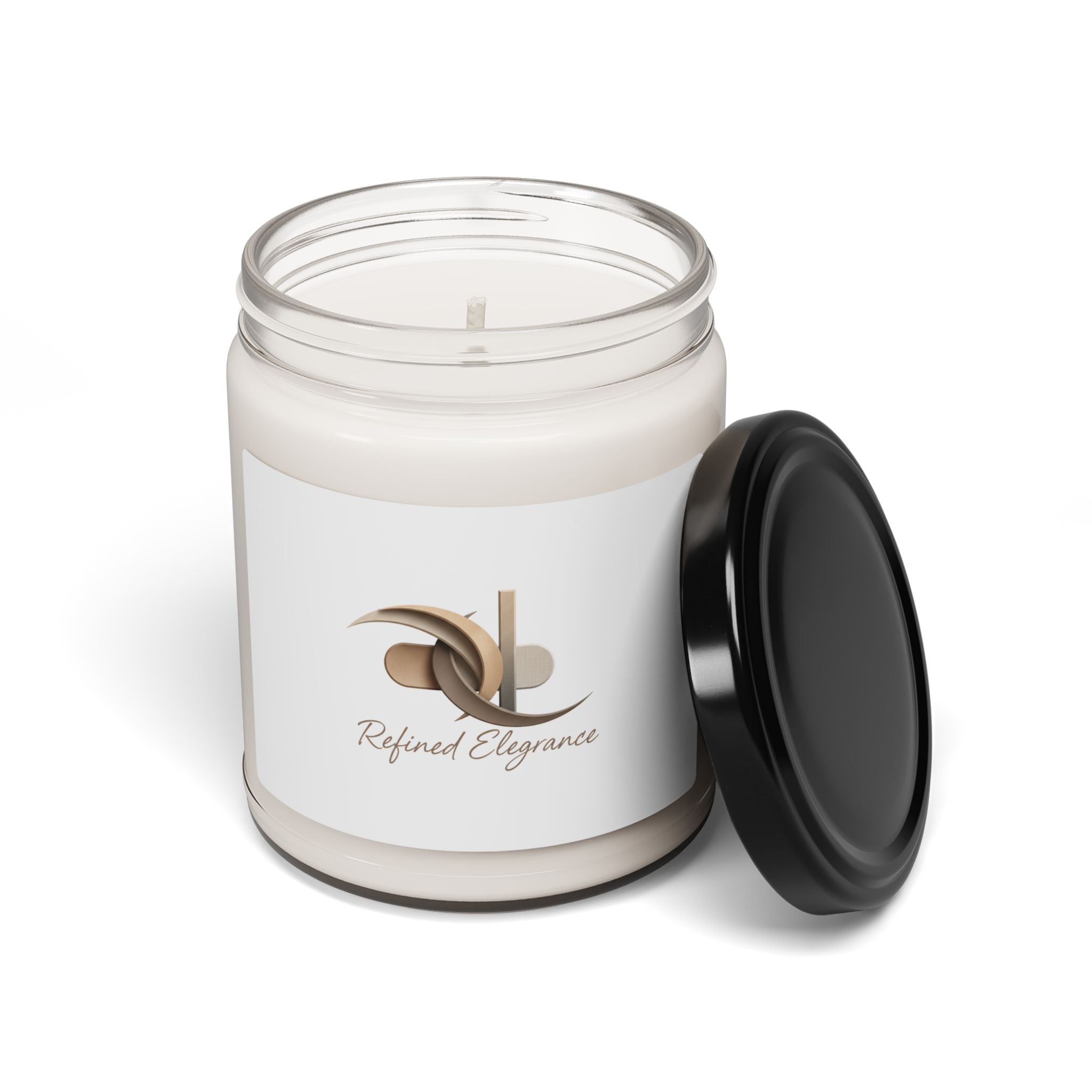 Refined Elegance Scented Soy Candle | Quiet Luxury, Neutral Minimalist