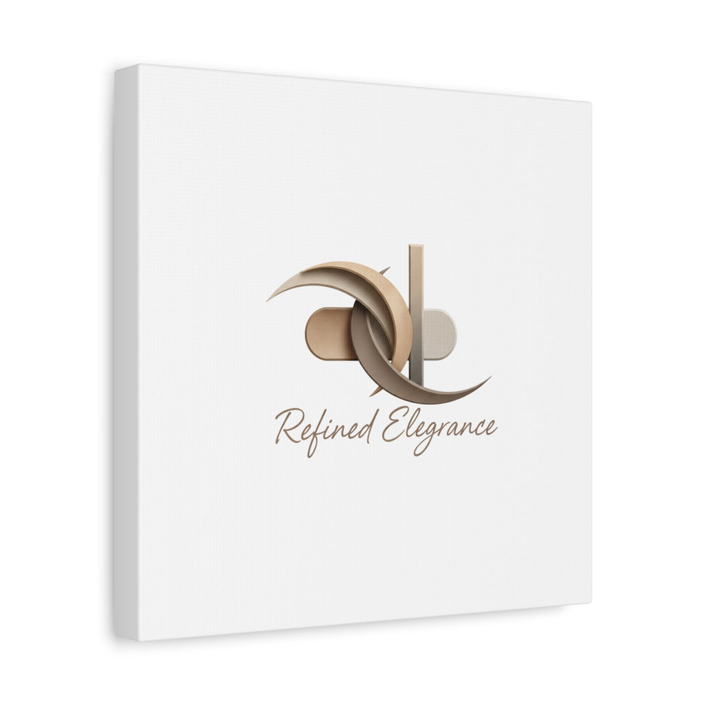 Refined Elegance Matte Canvas, Stretched | Quiet Luxury, Neutral Minimalist