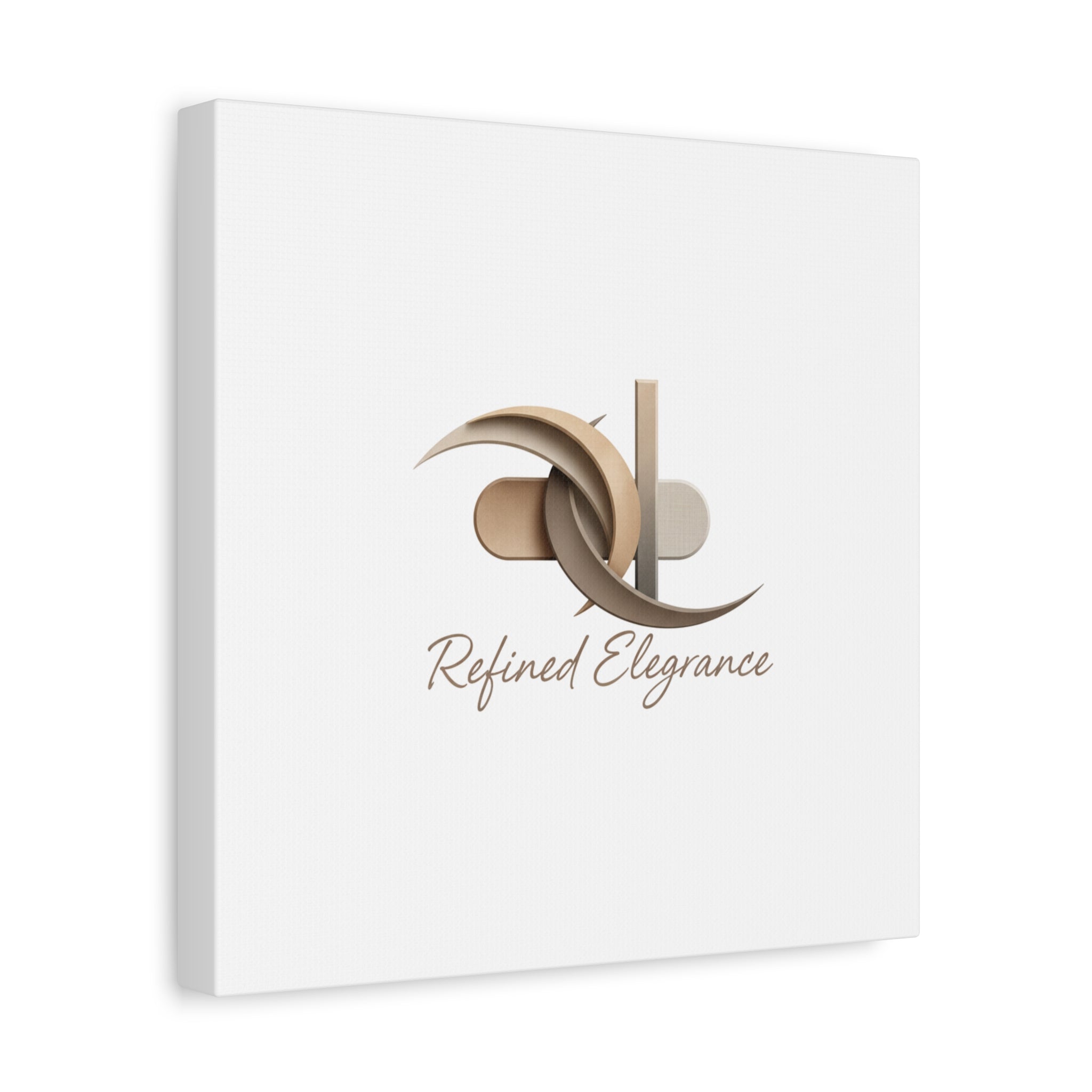 Refined Elegance Matte Canvas, Stretched | Quiet Luxury, Neutral Minimalist