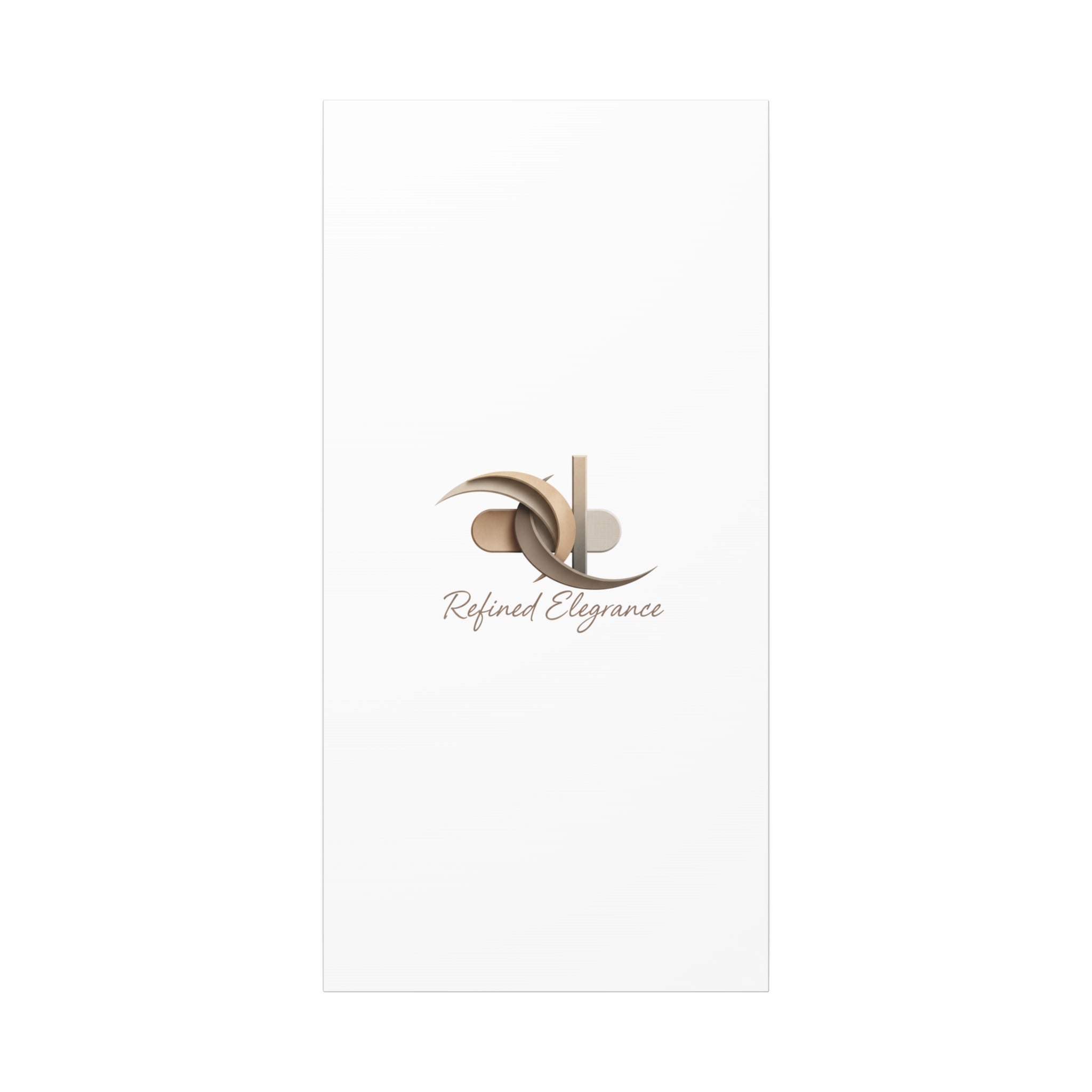 Refined Elegance Matte Canvas, Stretched | Quiet Luxury, Neutral Minimalist