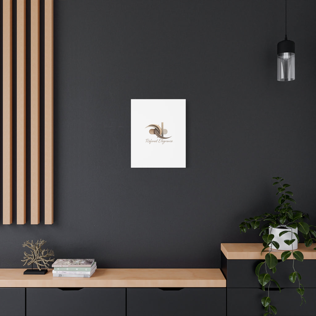 Refined Elegance Matte Canvas, Stretched | Quiet Luxury, Neutral Minimalist