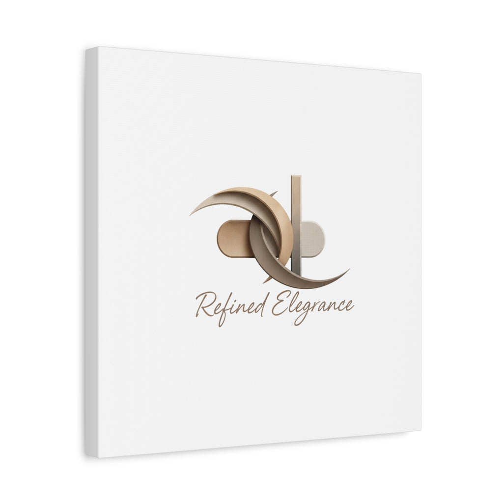 Refined Elegance Matte Canvas, Stretched | Quiet Luxury, Neutral Minimalist