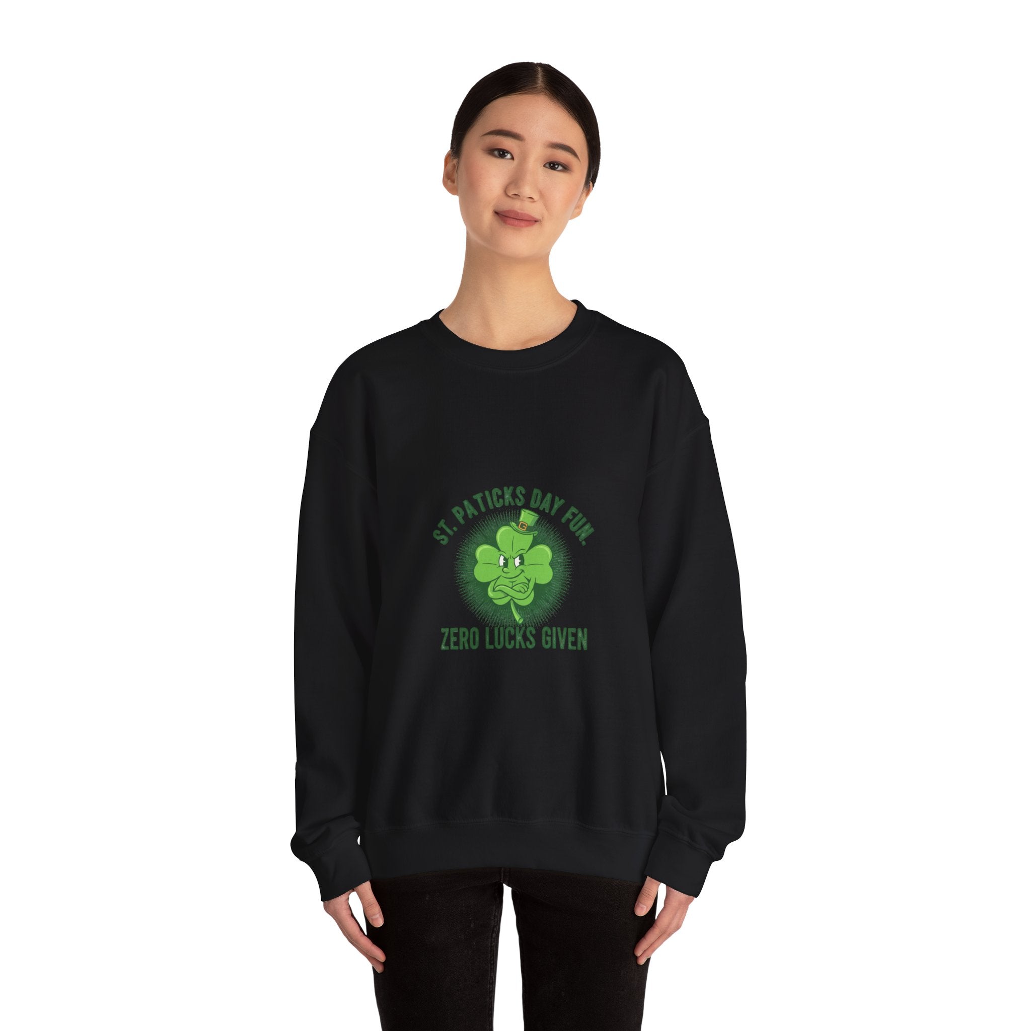 Zero Lucks Given Sweatshirt | sleepy humor, nap club