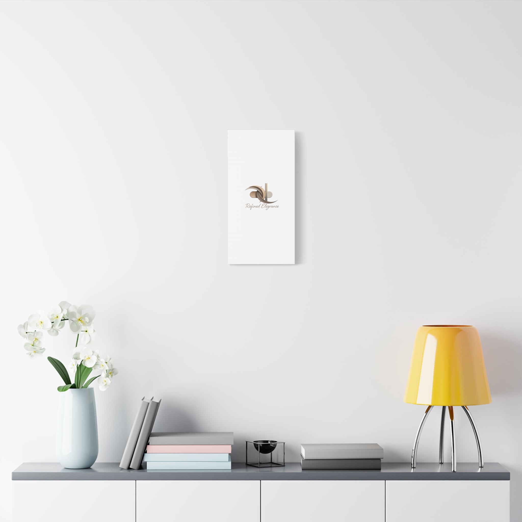 Refined Elegance Matte Canvas, Stretched | Quiet Luxury, Neutral Minimalist