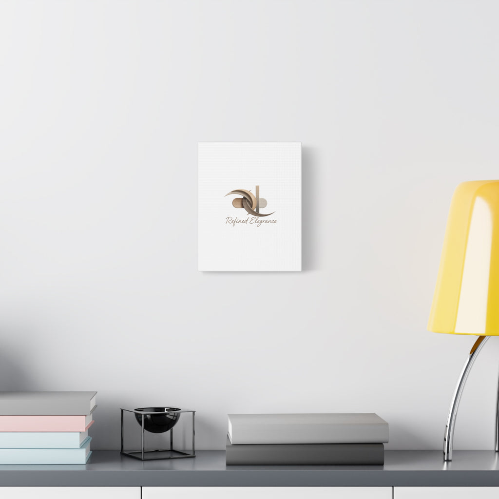Refined Elegance Matte Canvas, Stretched | Quiet Luxury, Neutral Minimalist