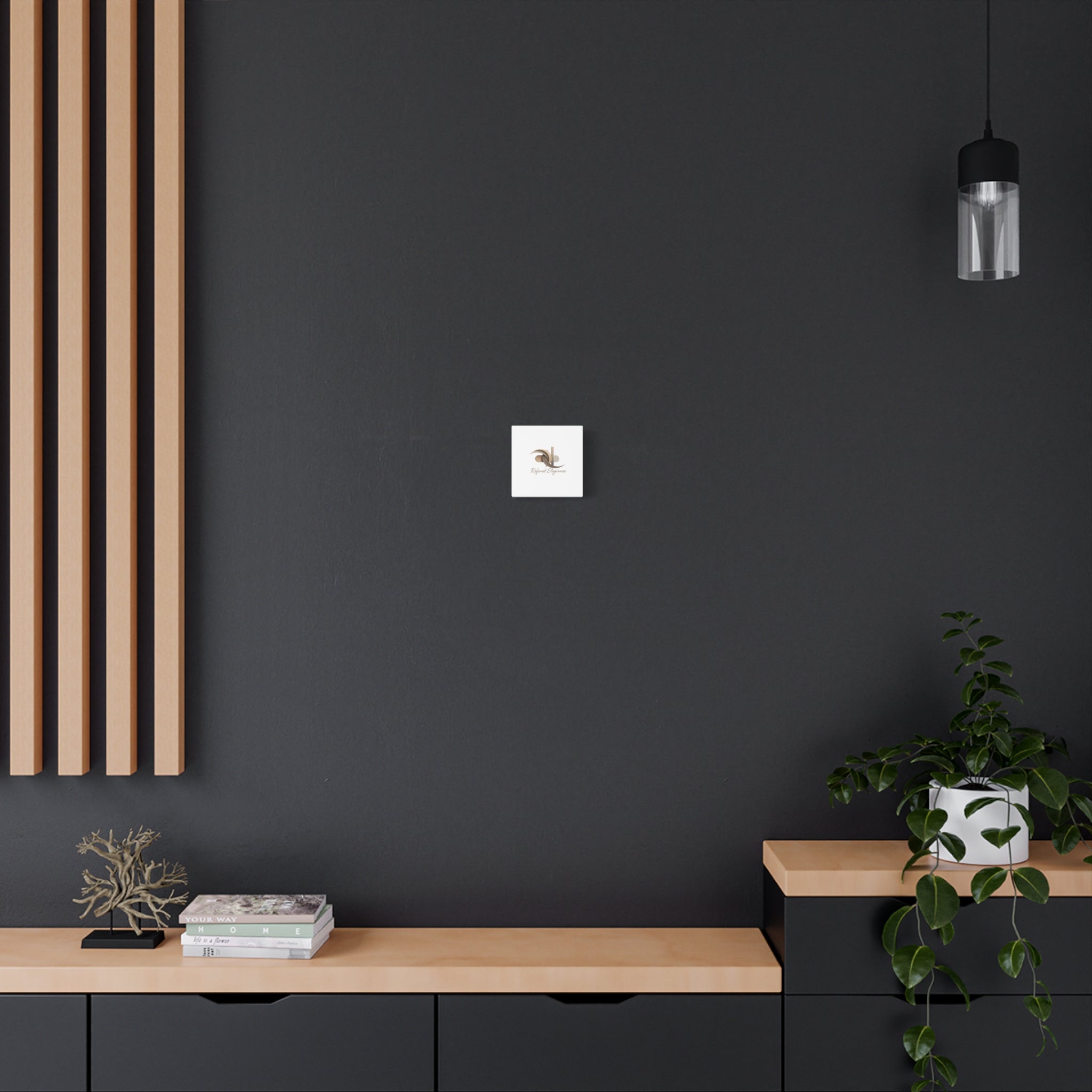 Refined Elegance Matte Canvas, Stretched | Quiet Luxury, Neutral Minimalist