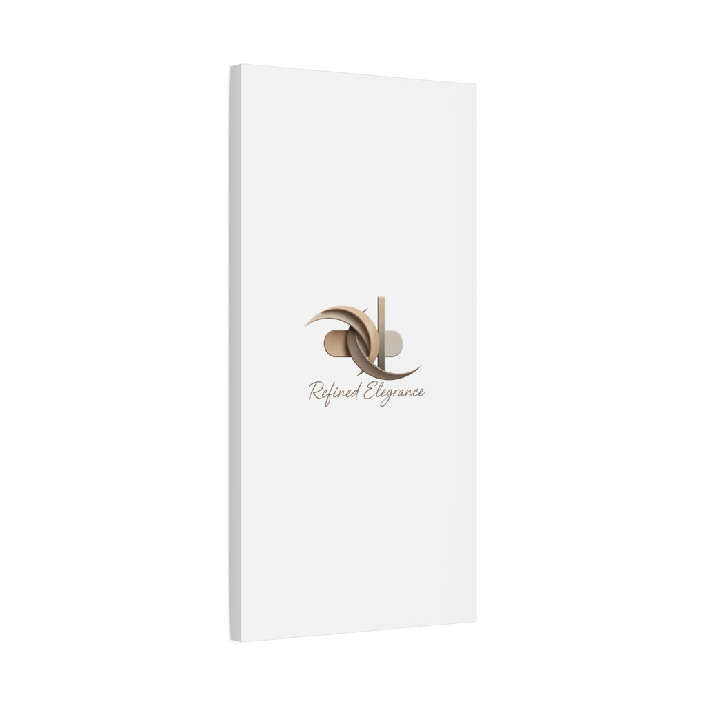 Refined Elegance Matte Canvas, Stretched | Quiet Luxury, Neutral Minimalist