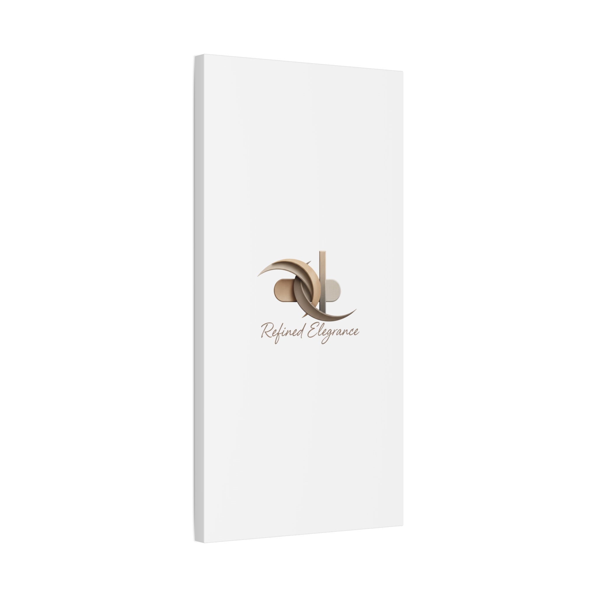 Refined Elegance Matte Canvas, Stretched | Quiet Luxury, Neutral Minimalist