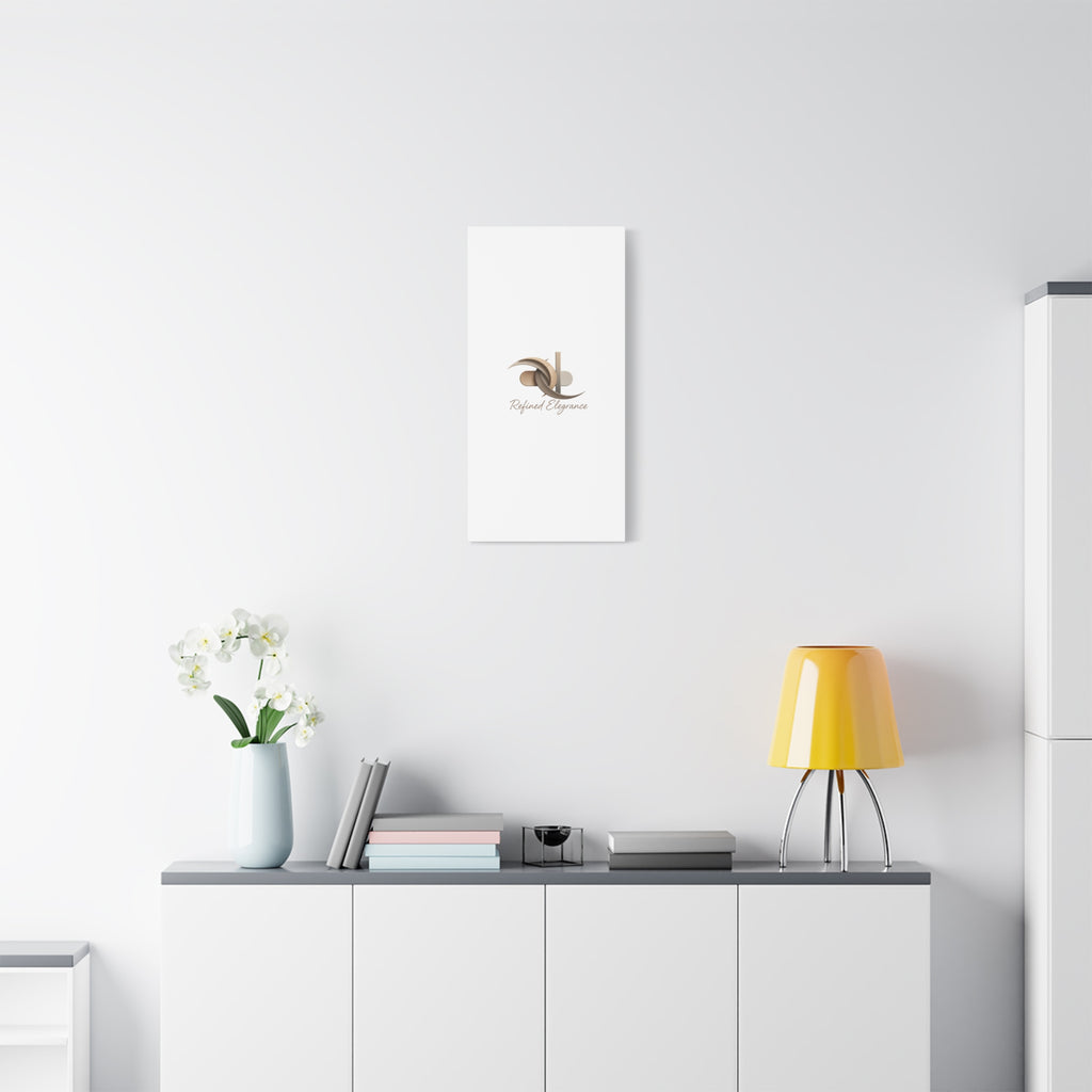 Refined Elegance Matte Canvas, Stretched | Quiet Luxury, Neutral Minimalist