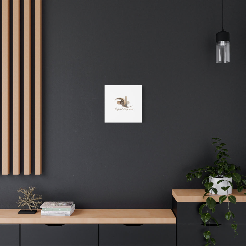 Refined Elegance Matte Canvas, Stretched | Quiet Luxury, Neutral Minimalist