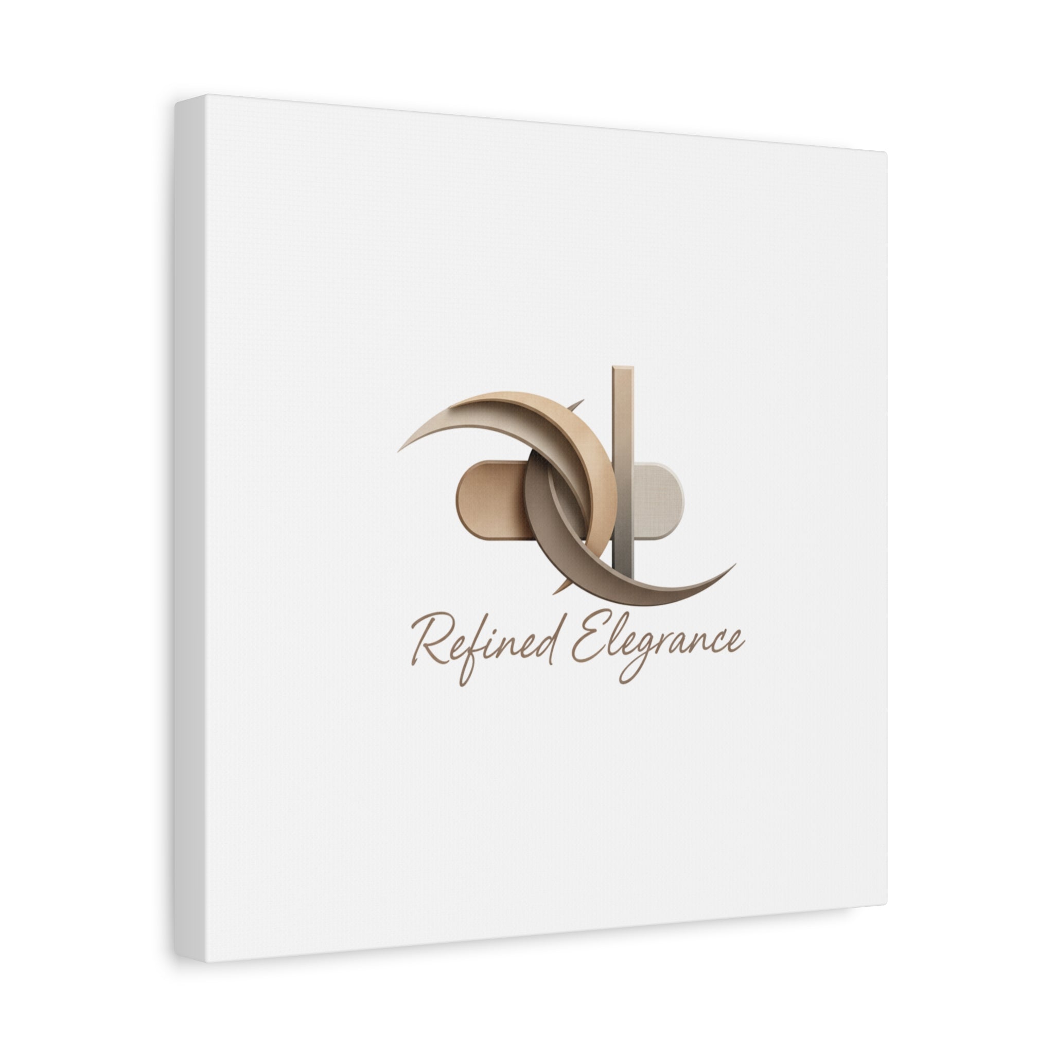 Refined Elegance Matte Canvas, Stretched | Quiet Luxury, Neutral Minimalist