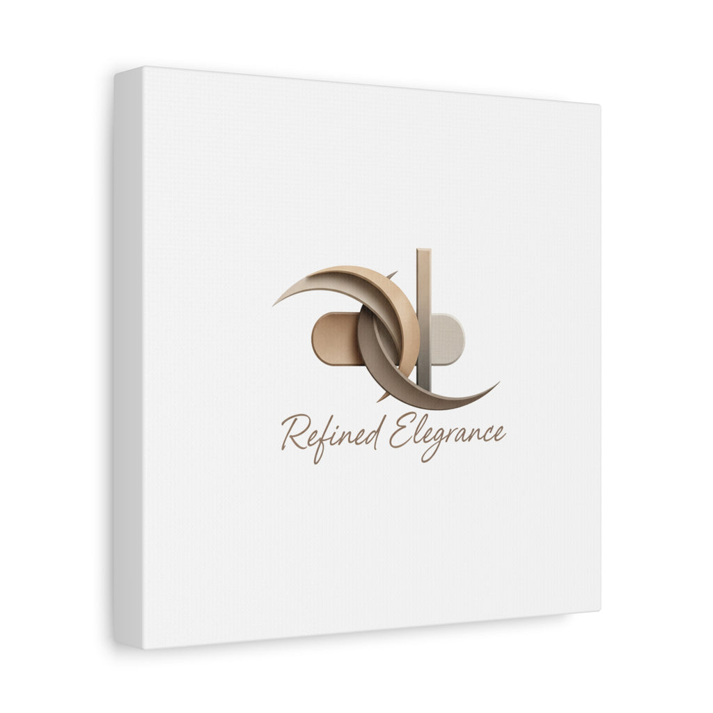 Refined Elegance Matte Canvas, Stretched | Quiet Luxury, Neutral Minimalist