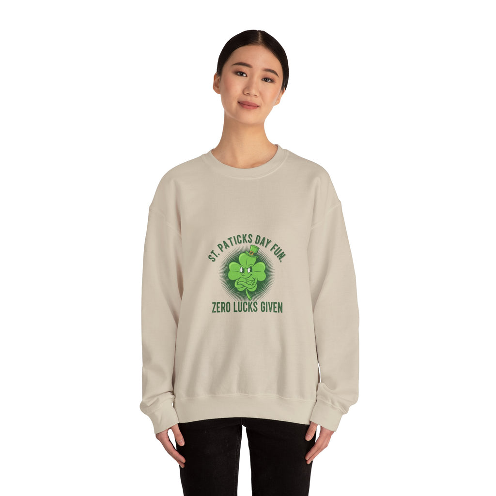 Zero Lucks Given Sweatshirt | sleepy humor, nap club