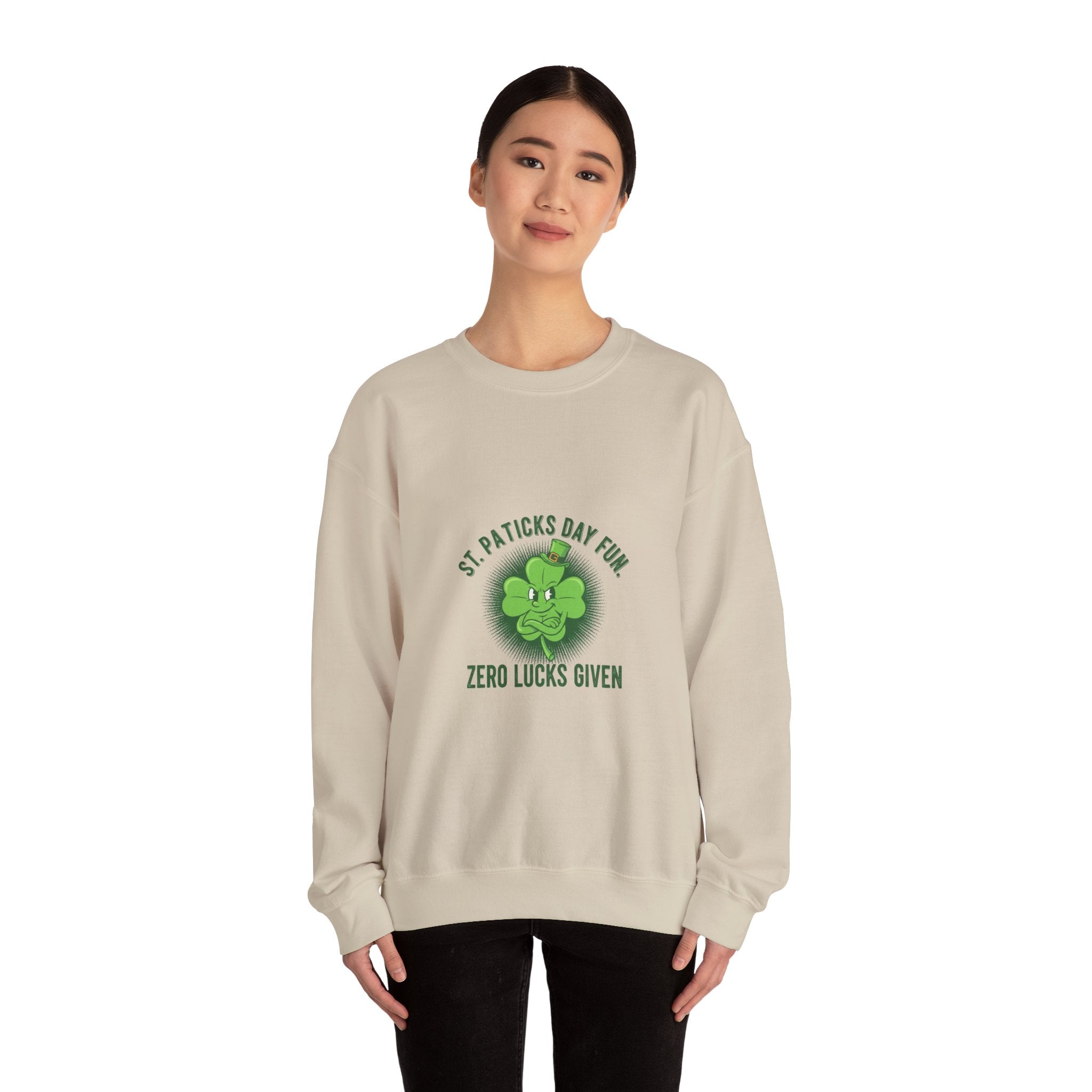 Zero Lucks Given Sweatshirt | sleepy humor, nap club