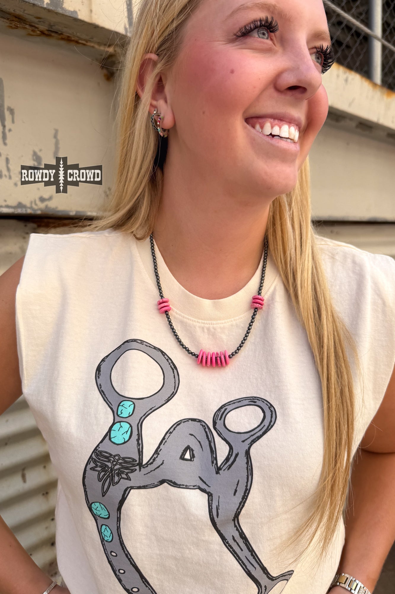 Pink Pony Necklace