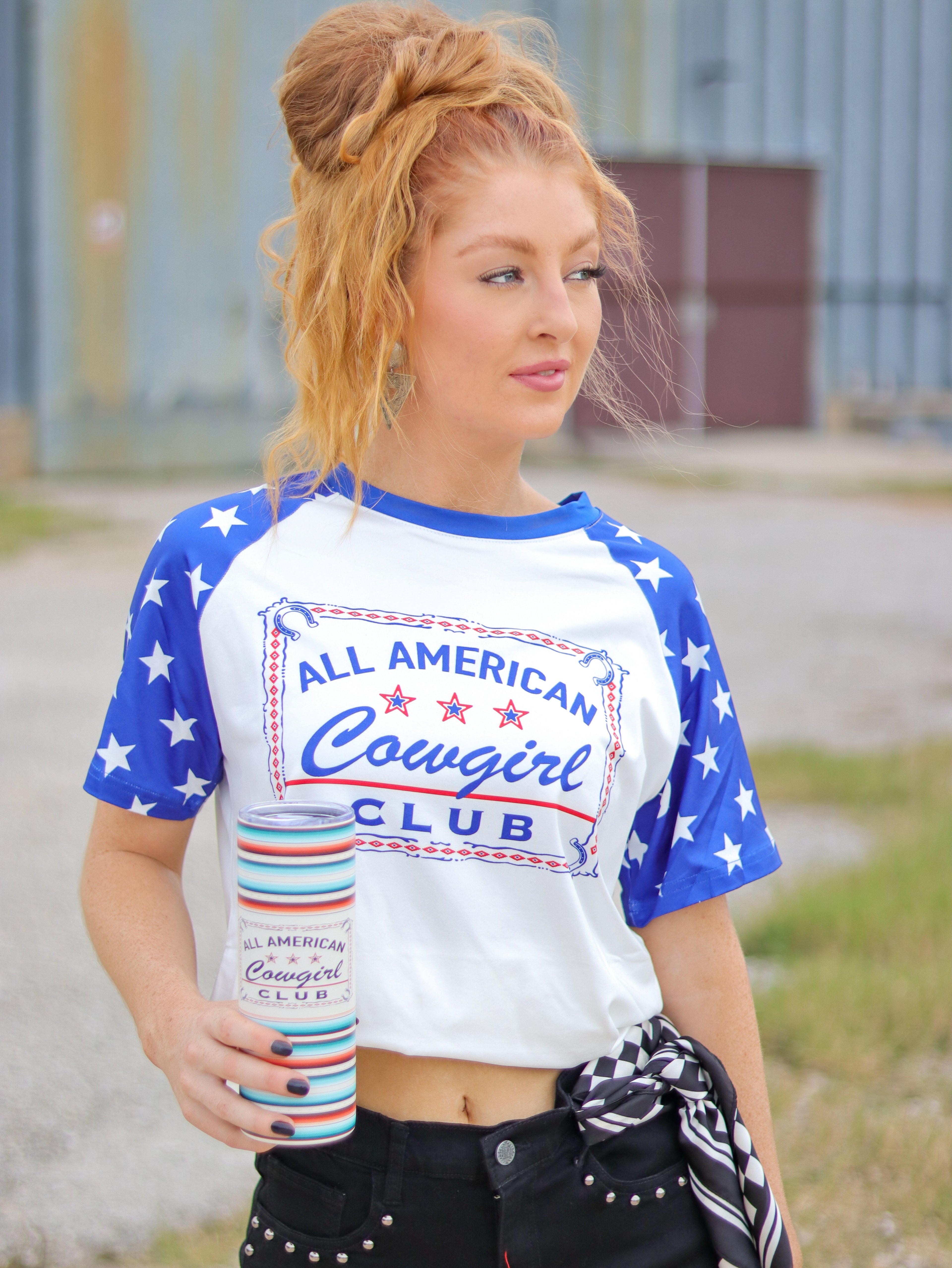 Americana Cowgirl Tumbler