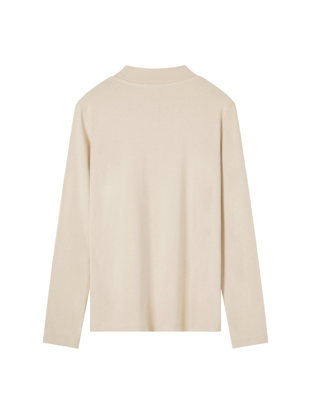 Essential Mock Neck Long Sleeve T-Shirt